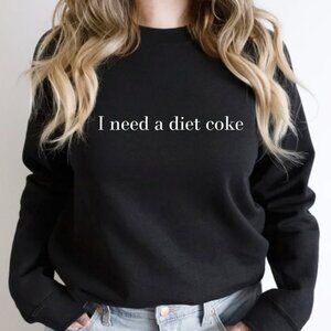 Diet Coke Sweatshirt Retro Vintage Funny Soda Meme Crewneck Graphic Fan Gift 05